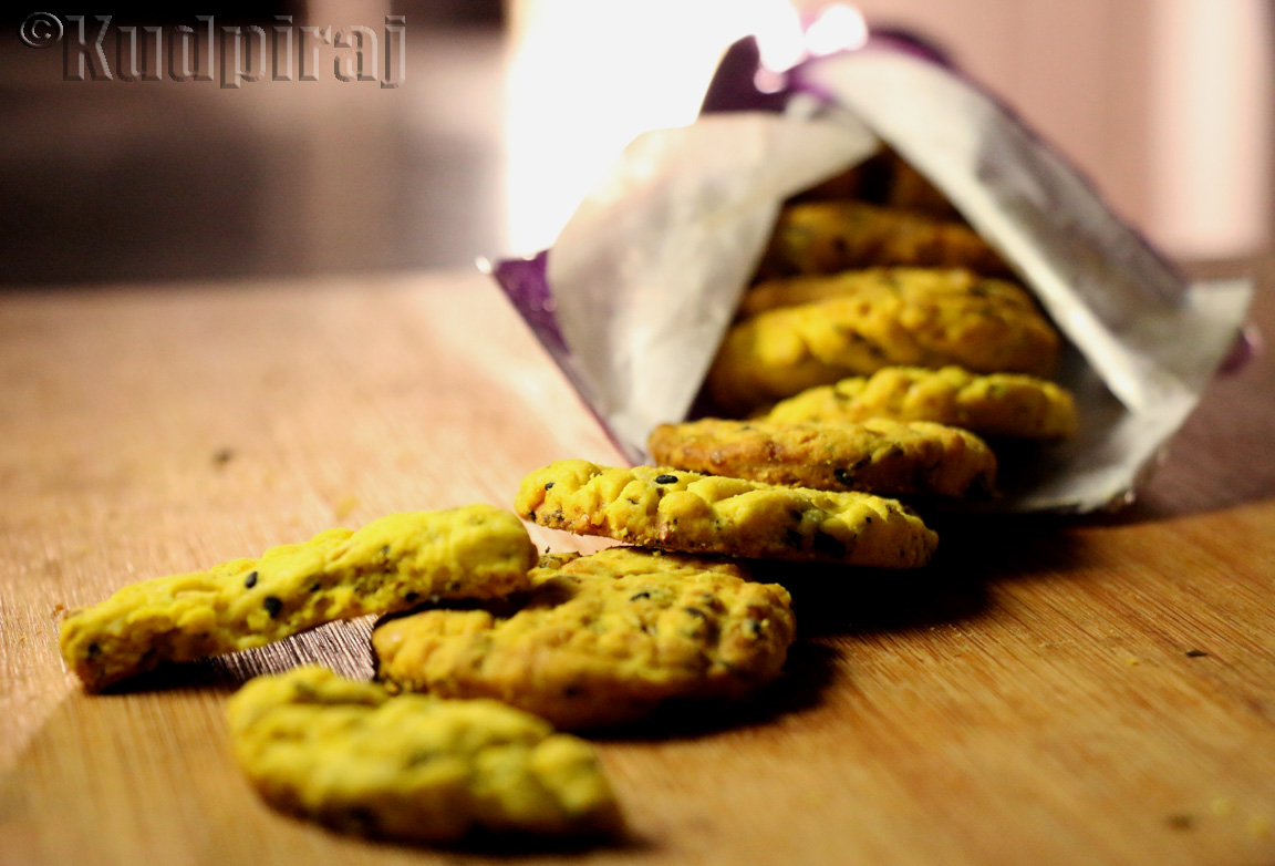 Kudpiraj's Garam Tawa Masala Biscuits(Spicy Mangalorean Cookies)