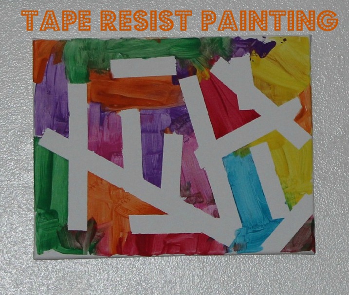 How to Make Creative Tape Painting Art