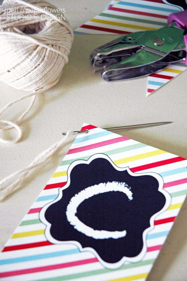 Pen + Paper Flowers EMPOWER How To String A Banner