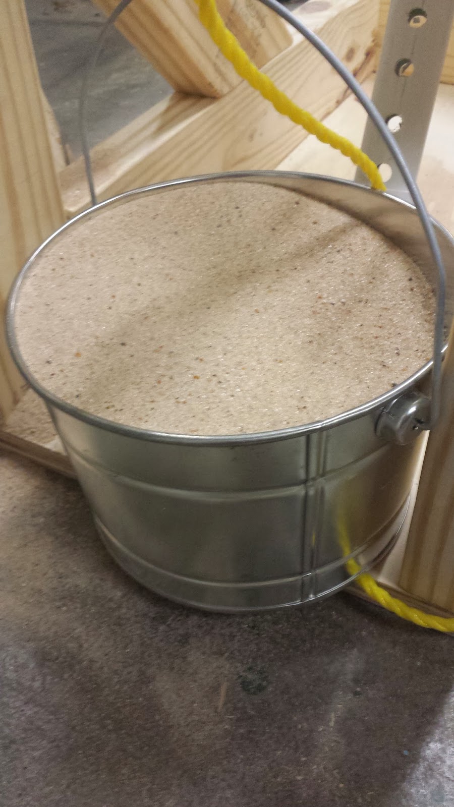 How Things Work Sandfilled counterweight