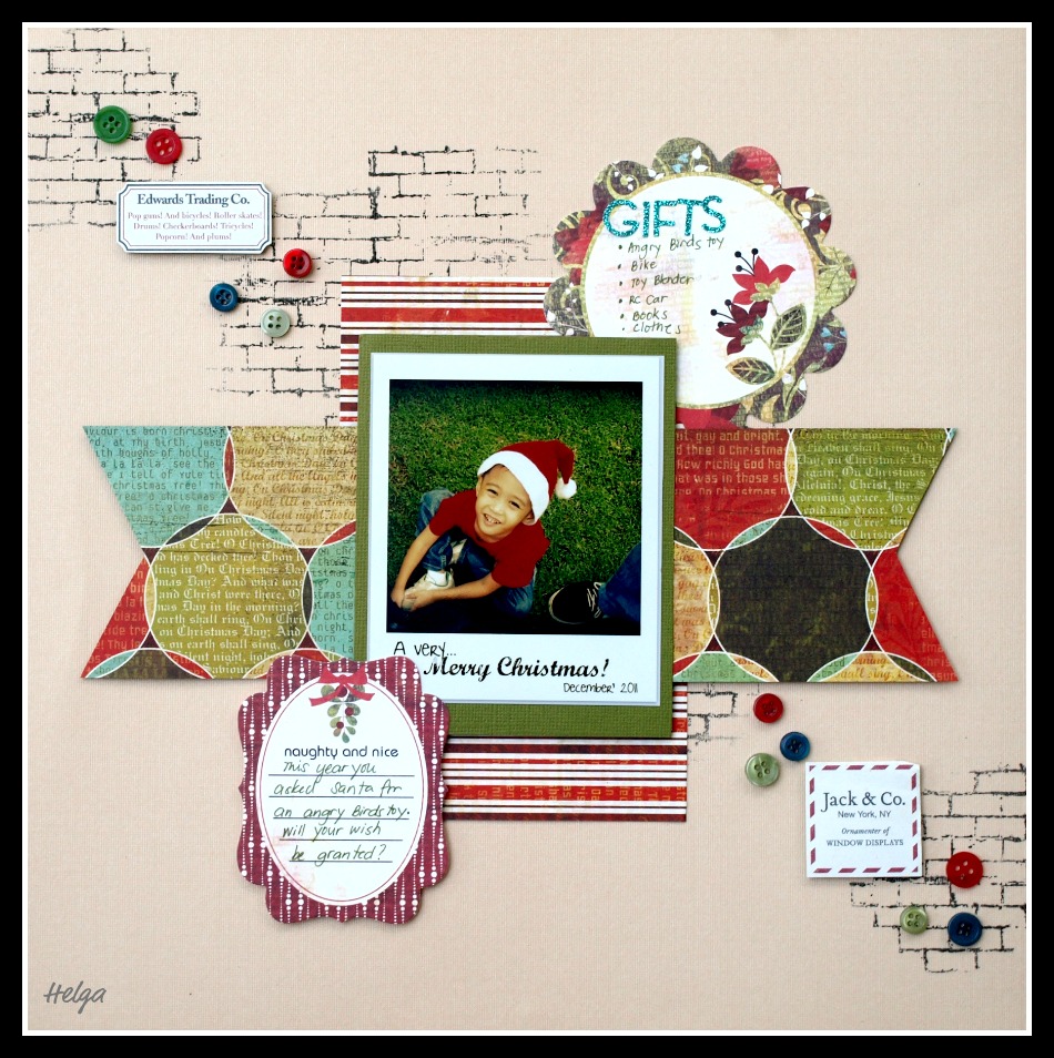 Noel décor holiday photo cards Paper Crazy: First post for the year!