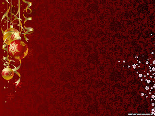 Free Download Flowerish Christmas Ornaments Wallpaper