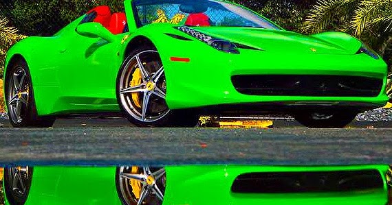 Ferrari 458 Tron Wrap Is a Bit like Porsche's Acid Green - autoevolution
