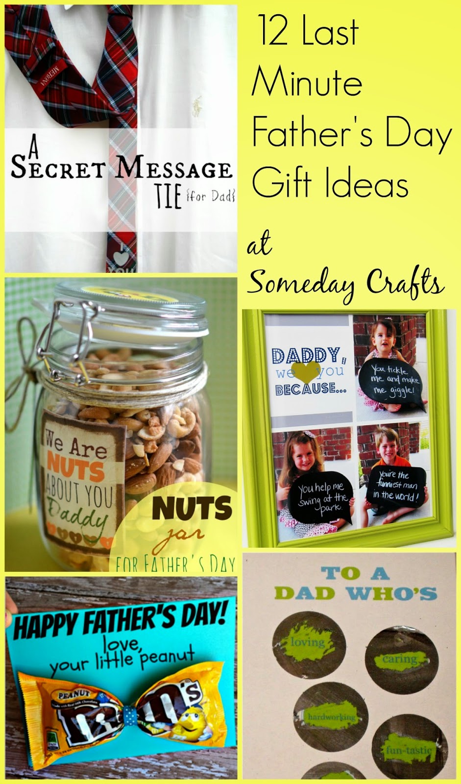 Someday Crafts 12 Last Minute Father's Day Gifts