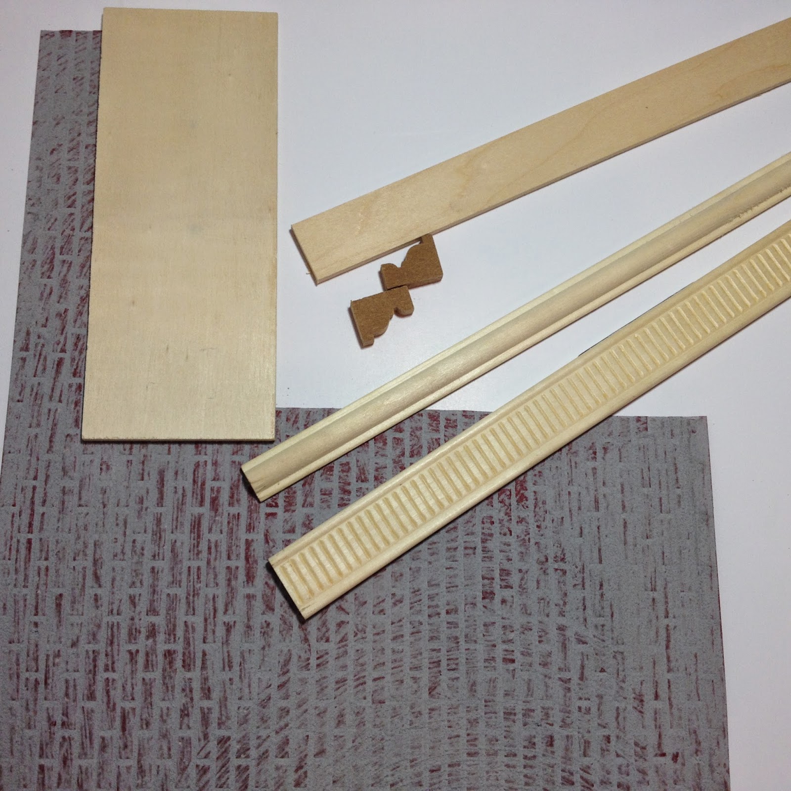 Jocelyn's Mountfield Dollhouse Scratch Built Kitchen Over Mantle