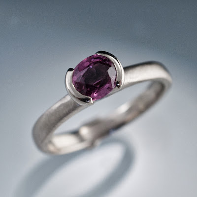 purple spinel ring