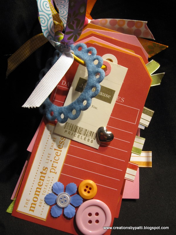 Creations by Patti Tag Book from Pleasanton Scrapbook Expo