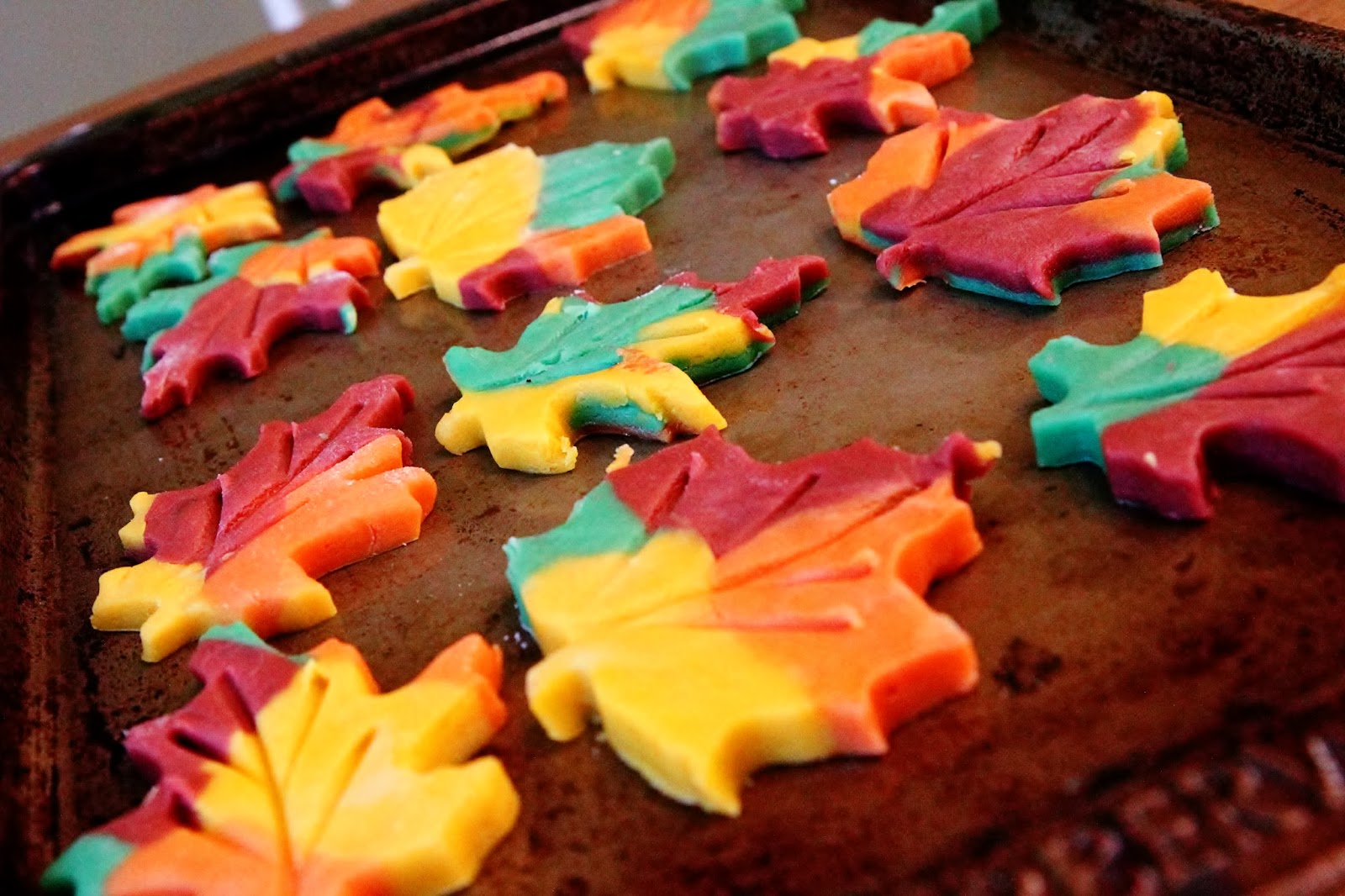 This Perfect Mess Autumn Leaf Sugar Cookies