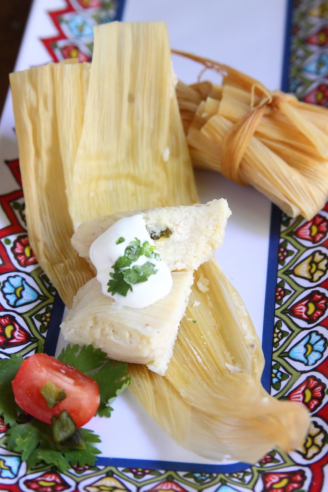 ShowFood Chef Sweet Corn and Goat Cheese Tamale Appetizers