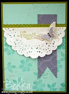 Bloomin Marvelous Party Card by Stampin' Up! Demonstrator Bekka Prideaux - find out how you can make a card like this with your friends on her blog