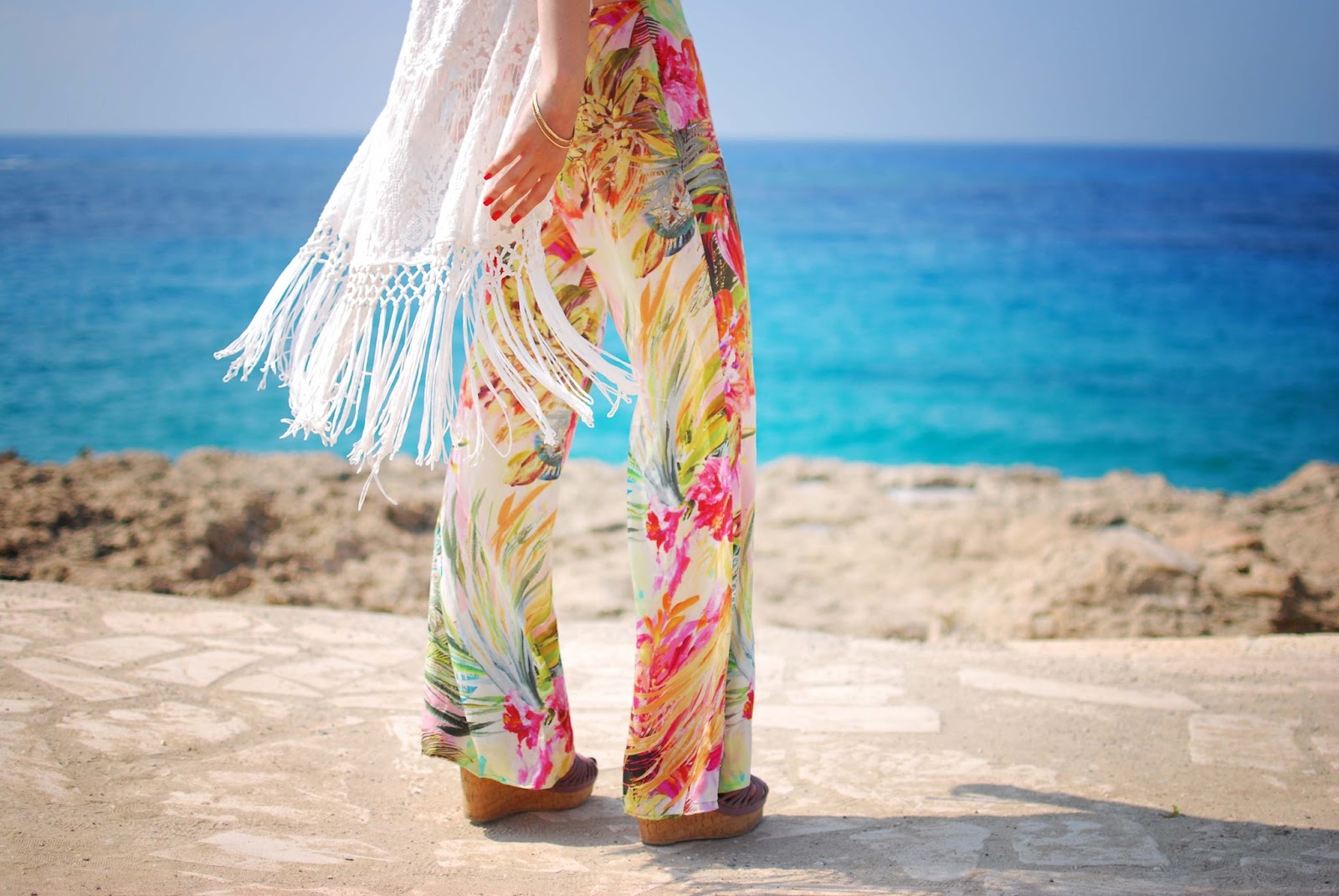 Irina pavlova blog, tropical pants, summer looks