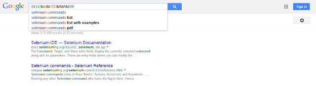 DIFFERENT APPROACHES TO WRITE AUTOMATION COMANDS IN SELENIUM WEBDRIVER
