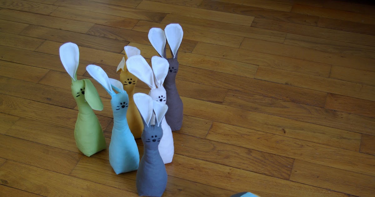 So' home made Bunny bowling