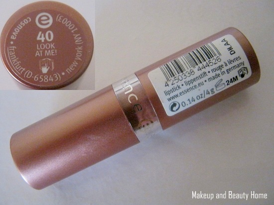 Essence Look at Me Lipstick 40 Review & Swatches