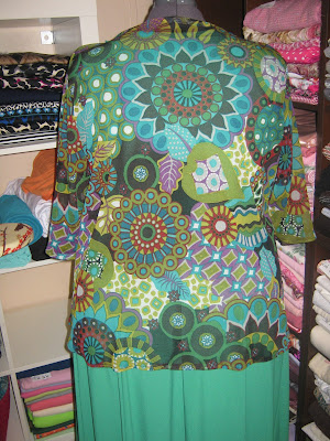 Style 2885 Sheer overlay dress pattern www.sewplus.blogspot.com