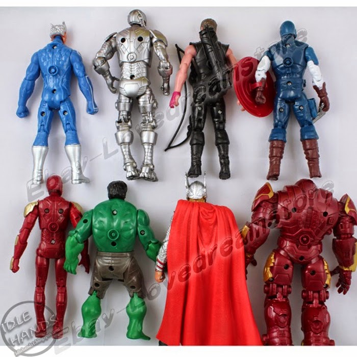 Idle Hands Those Amazing Avengers Age of Ultron Bootleg Action Figures