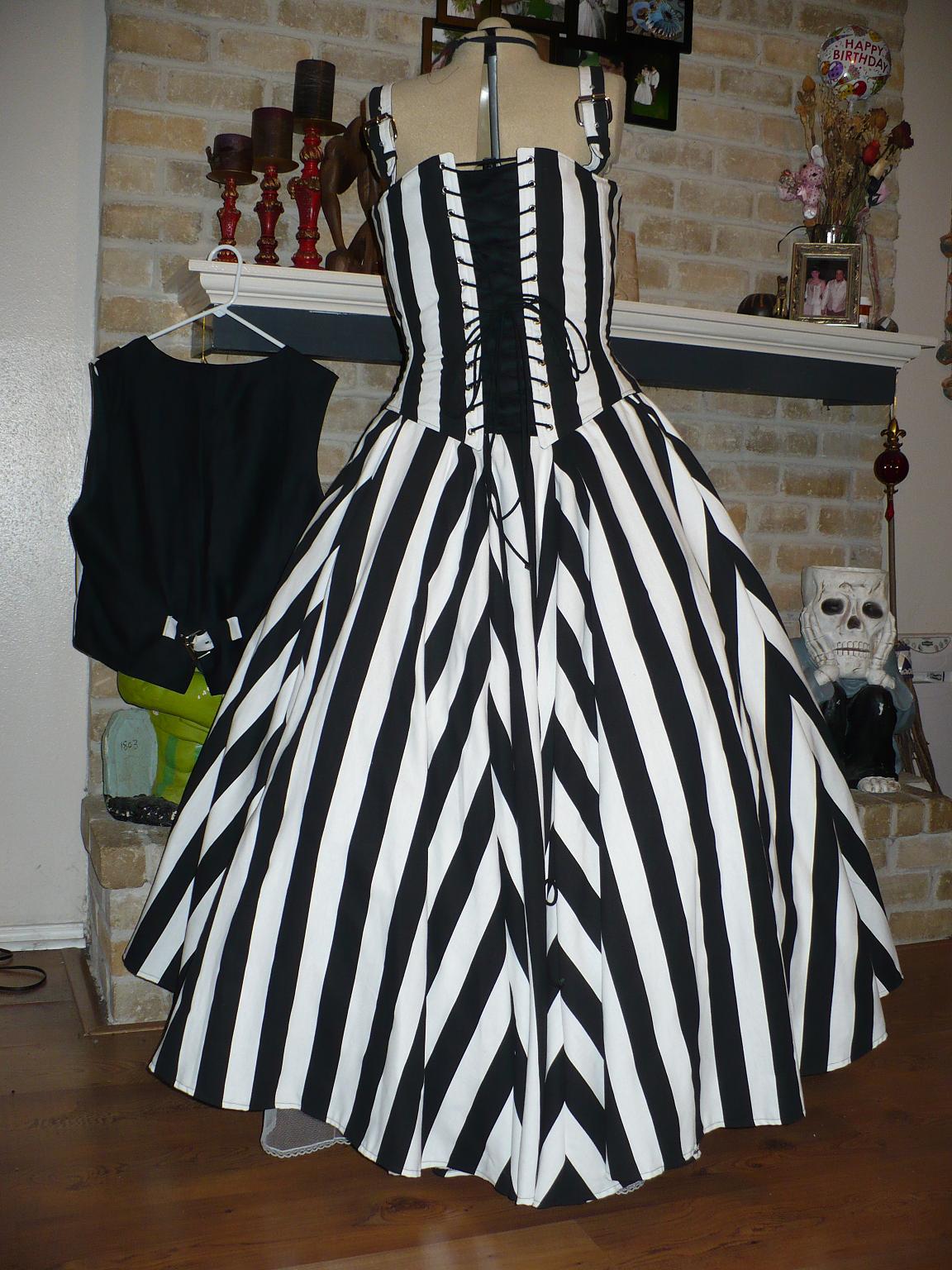 Zebra print wedding dress