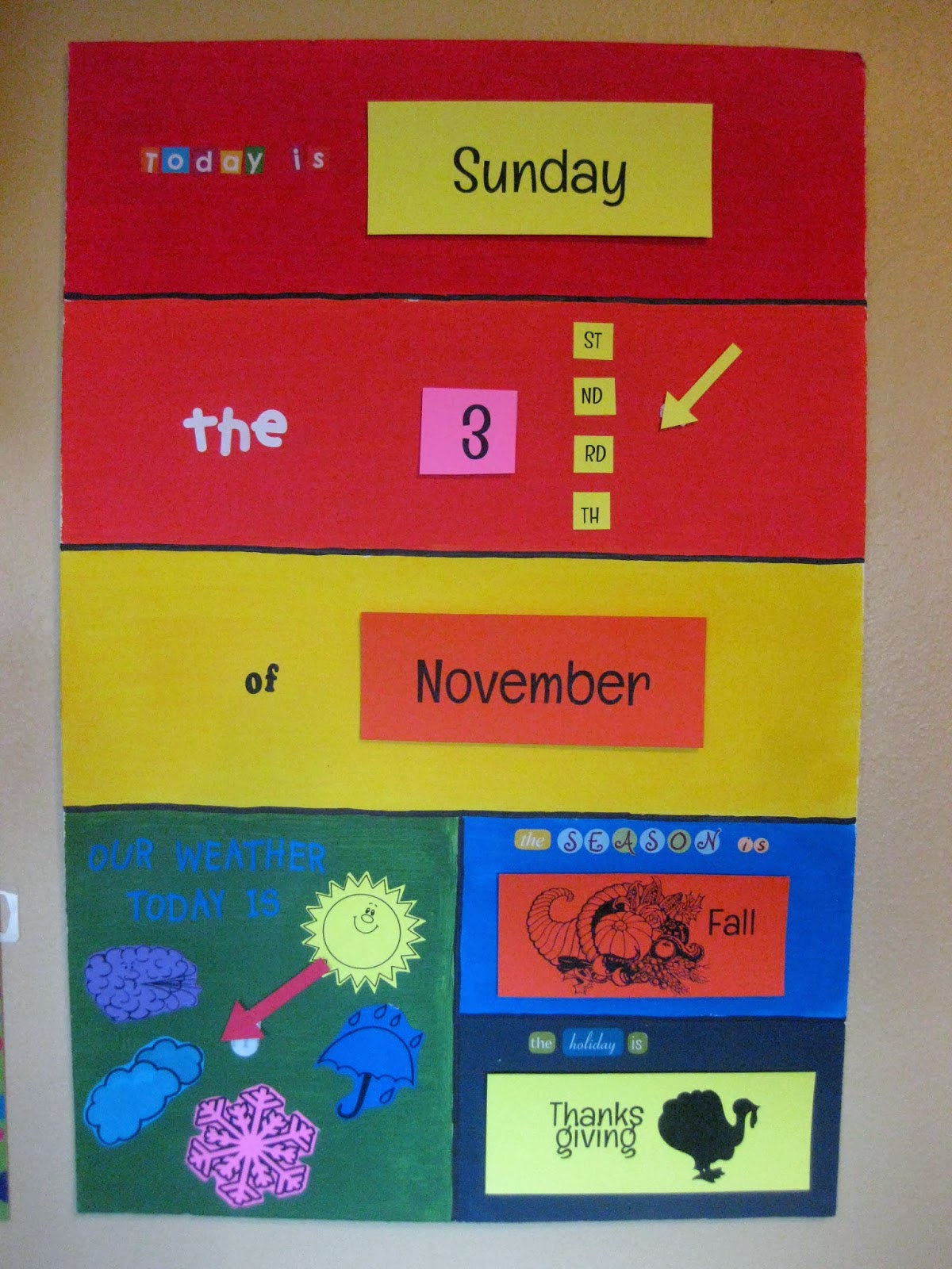 Fru-Gal.org: Handmade Preschool Calendar and a Glimpse into Our