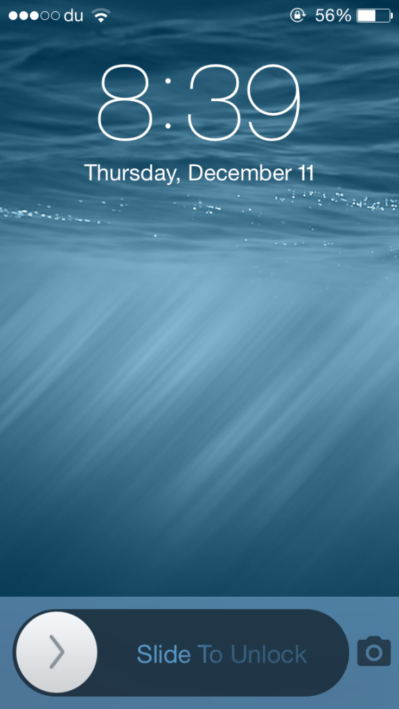 BlurSlide 2: Brings Back iOS 6 "Slide To Unlock" Slider To iOS 8