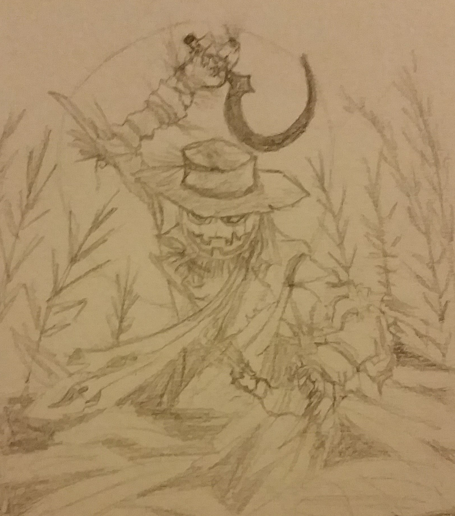 scarecrow drawing