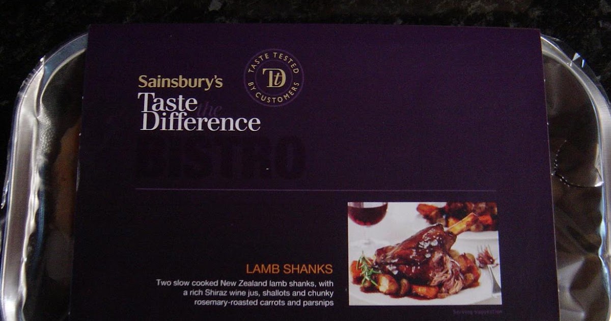 GoodyFoodies I cooked Sainsbury's Taste the Difference Bistro Lamb Shanks