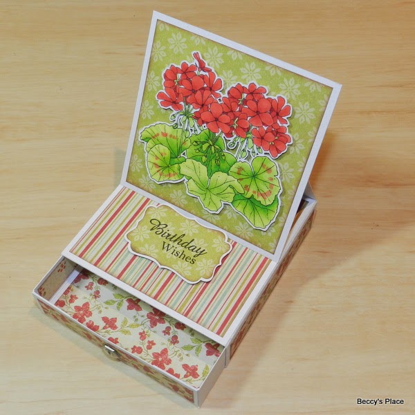 Beccy's Place Tutorial Easel Box Card