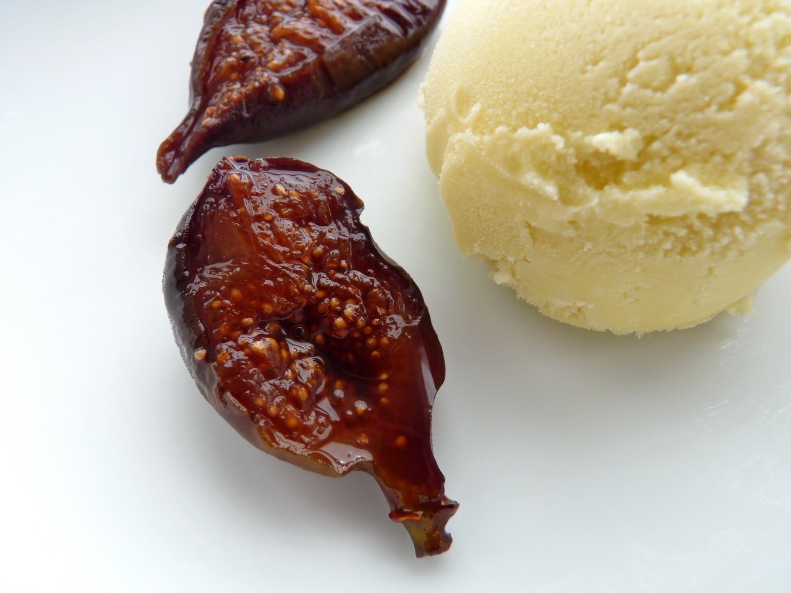 pastry studio Roasted Figs with Fennel Ice Cream