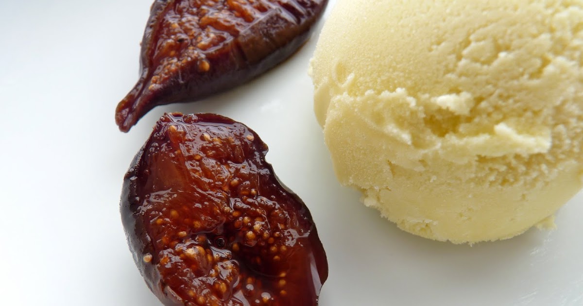 pastry studio Roasted Figs with Fennel Ice Cream