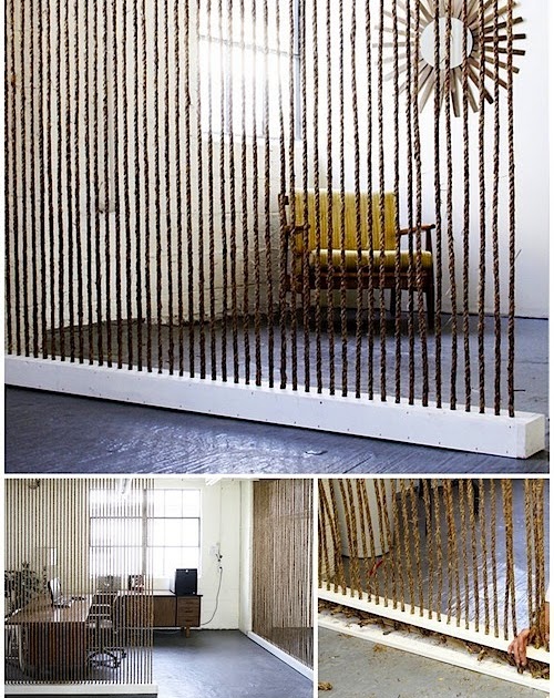 WABI SABI Scandinavia Design, Art and DIY. DIY Rope Room Divider