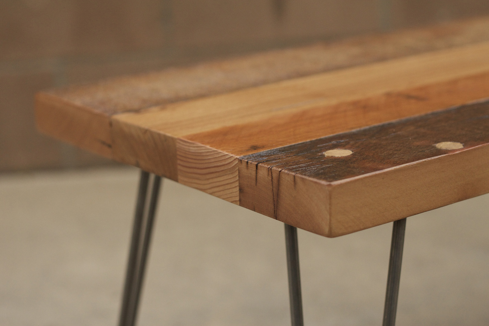 Arbor Exchange Reclaimed Wood Furniture Patchwork Coffee Table w