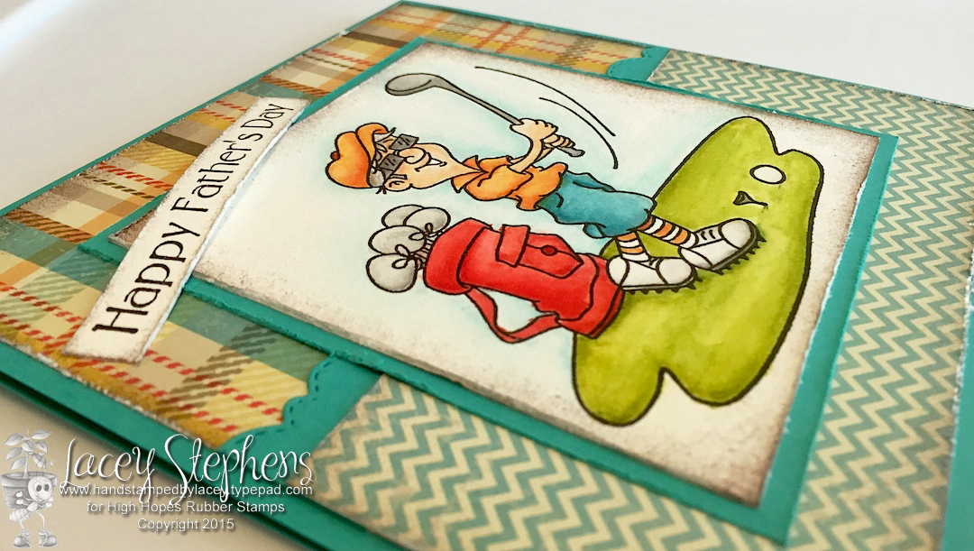 High Hopes Stamps Bob Loves to Golf Lacey