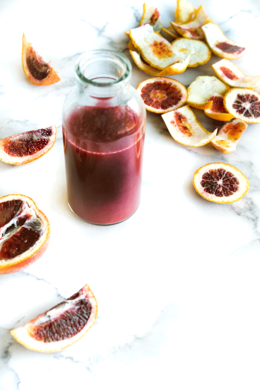 A Blood Orange Gastrique + Save Heritage Pigs WILD GREENS & SARDINES