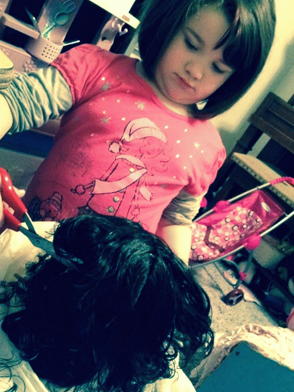 Cutting Baby Alive Hair