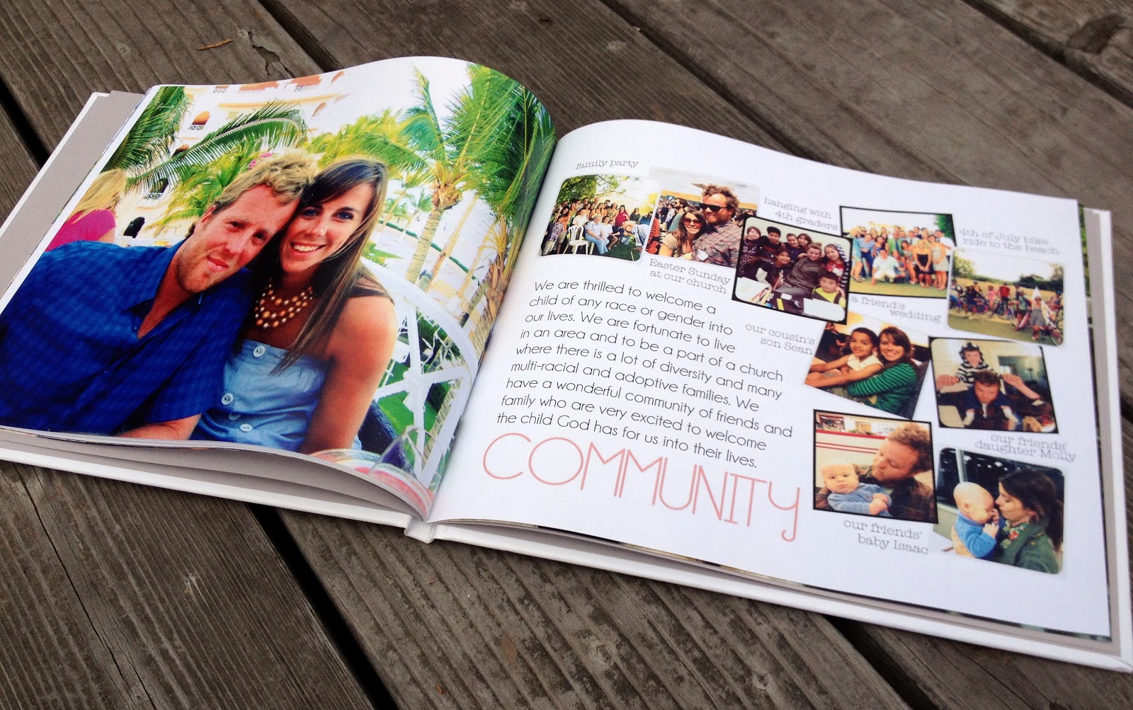 Finding Sunday Our Adoption Profile Book