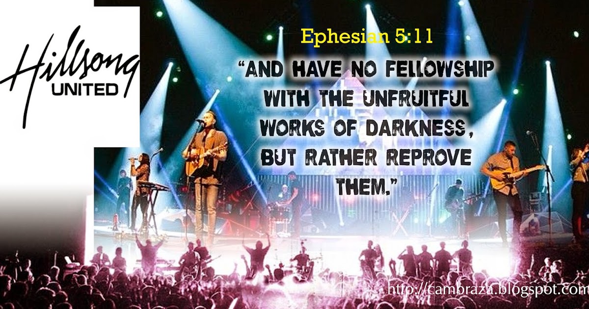 HILLSONG UNITED CHURCH STEEPED IN ILLUMINATI AND NEW AGE SYMBOLISM