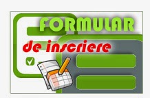 Formular de inscriere