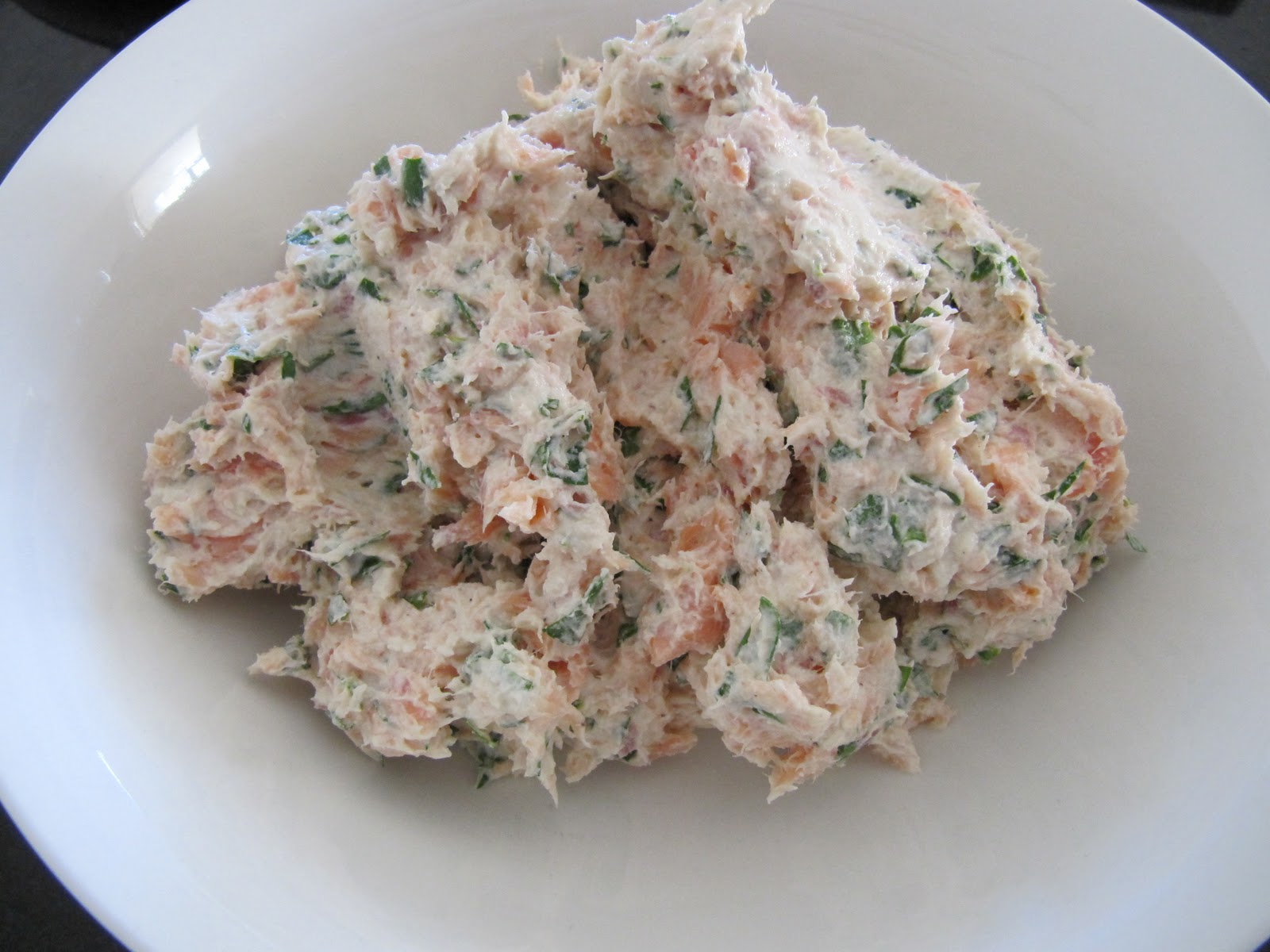 The world is a Chocolate Cupcake Creamy smoked trout pate