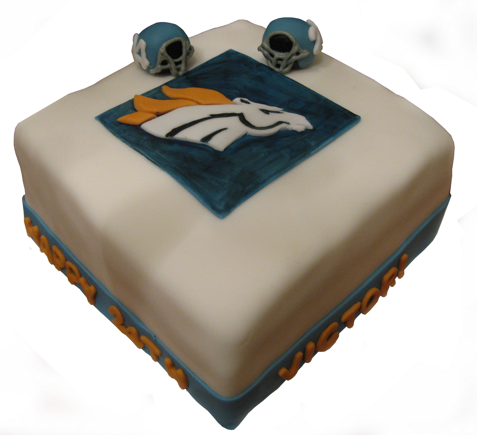 The Cake Baketress The Cake Goes With The Broncos