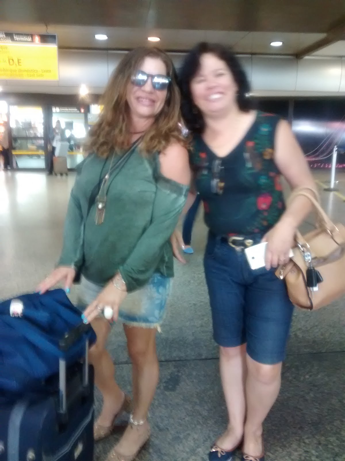 Aeroporto Guarulho recepção top Sandra amiga especial