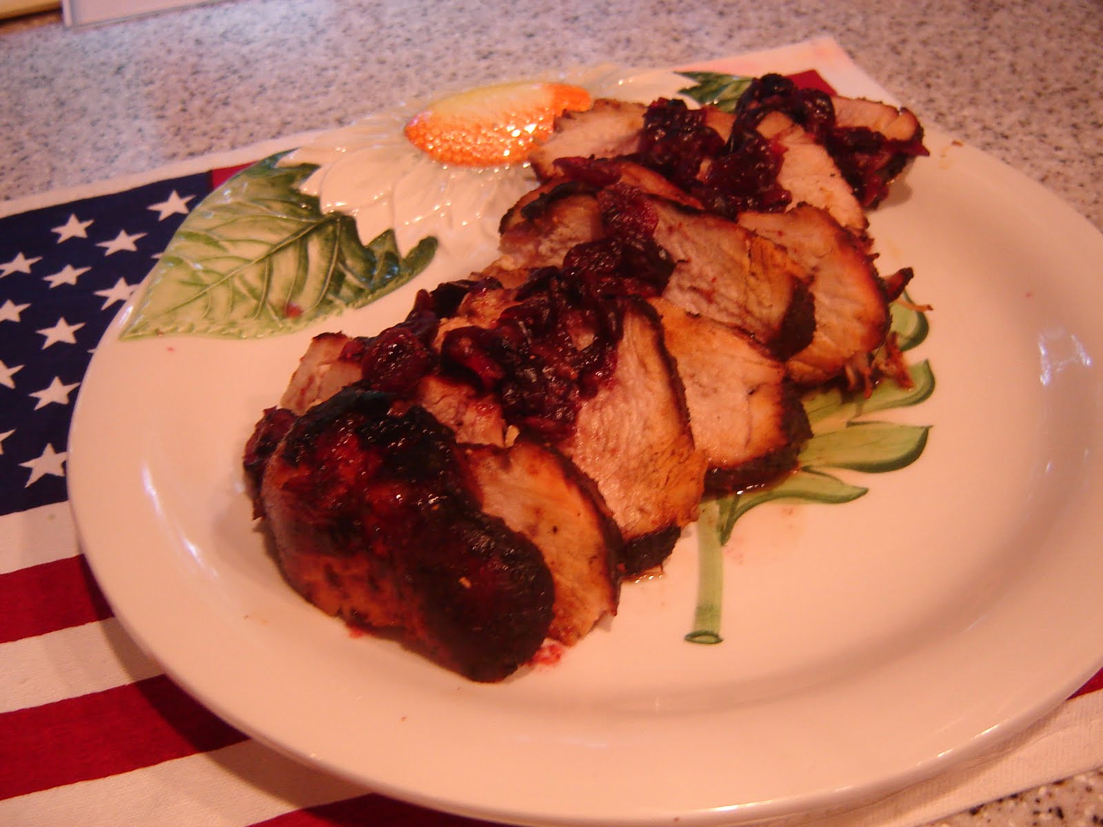 Cucina Turkey London Broil With Cranblueberry Sauce