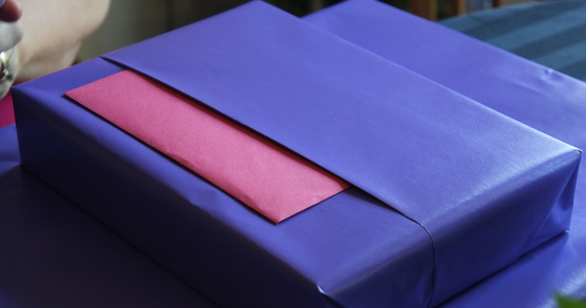 Just picture it... Pocket for a card in a wrapped gift