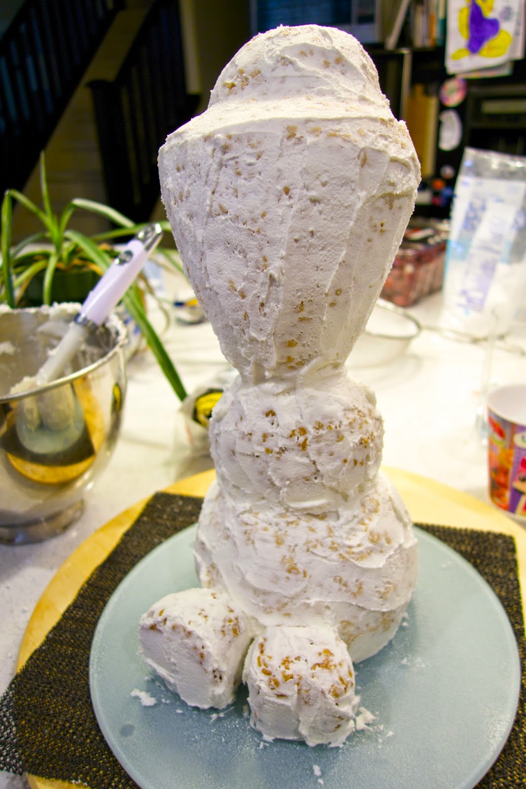 Olaf Rice Crispy Sculpture