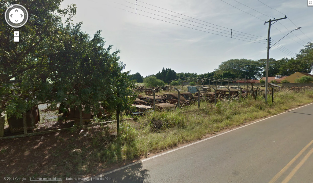Ferro velho de Santa barbara d` Oeste pelo google street view | Outlaw