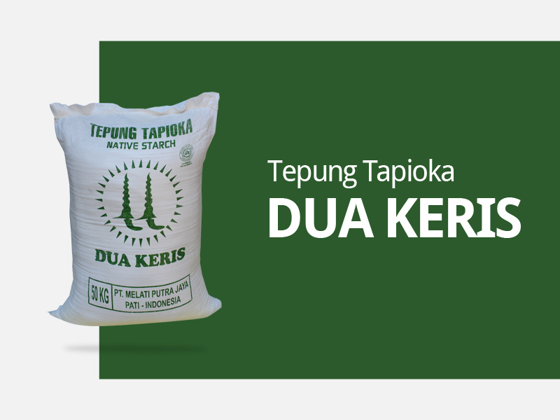 Tapioka Jemur Dua Keris