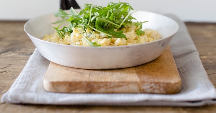 SaskiarundumdieUhr Spätzle mit Birne &amp; Rucola