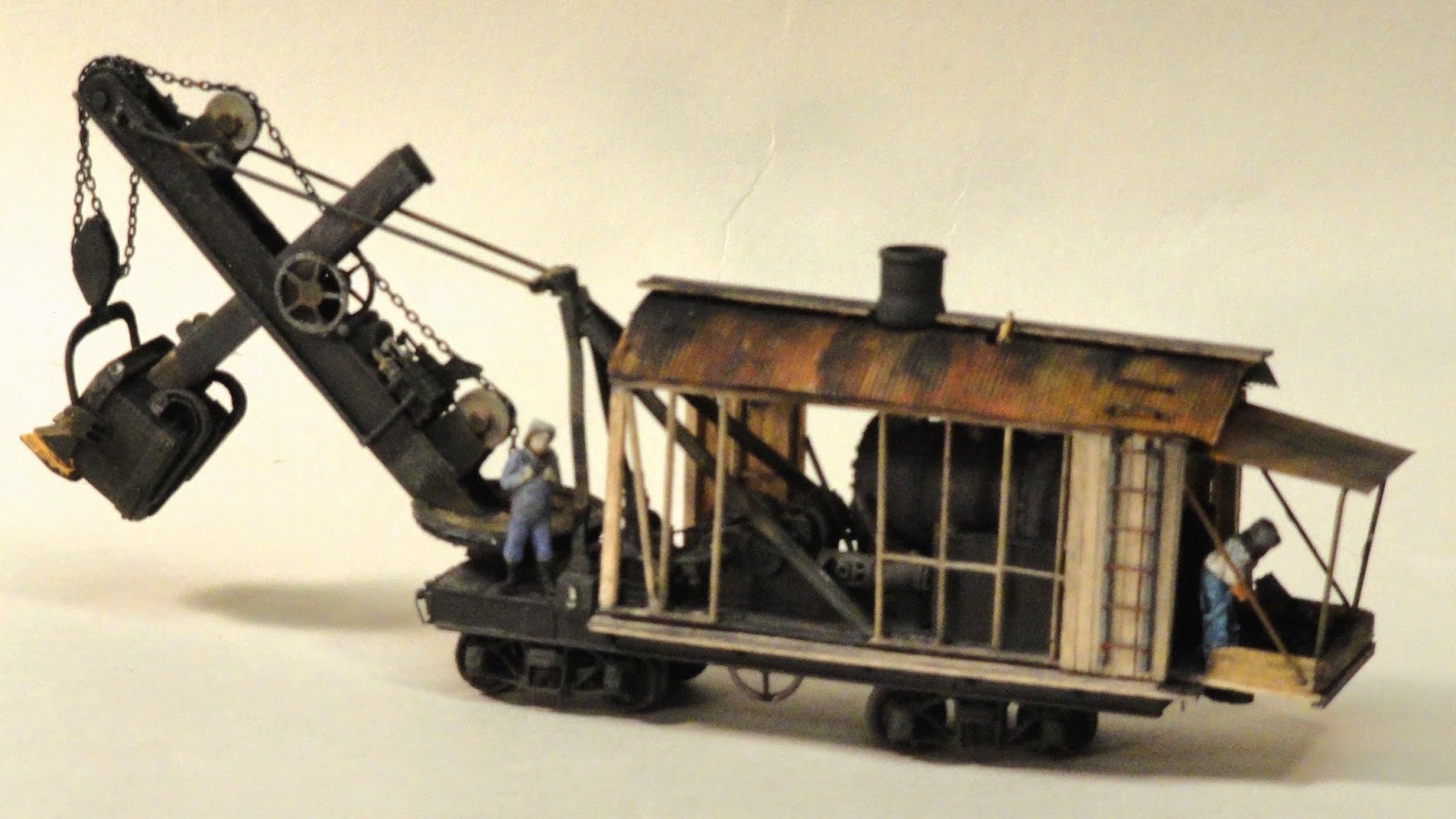 Model Railroad Minutiae Marion shovel completed