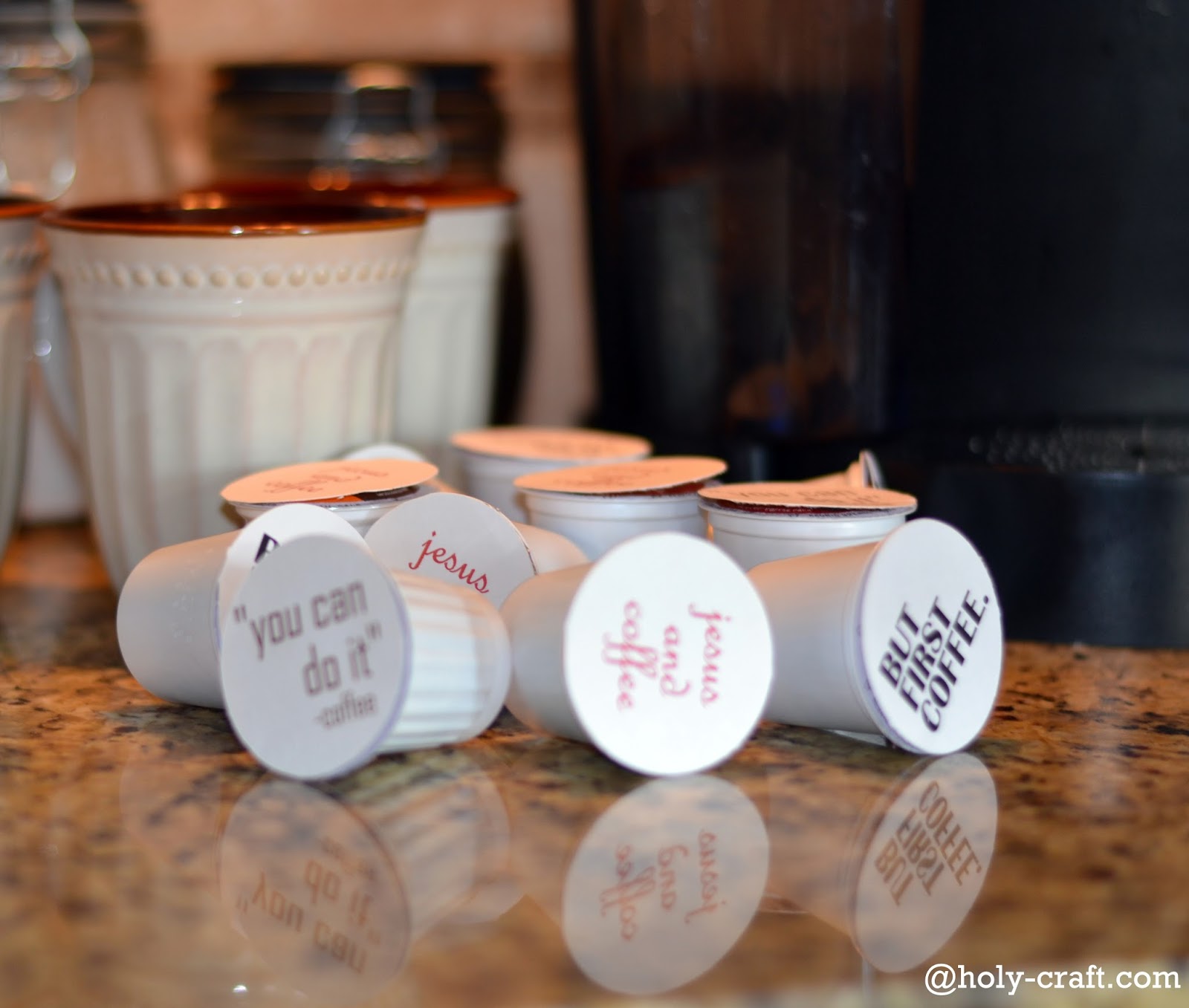 Free printable for your Keurig K cups Rachel Teodoro