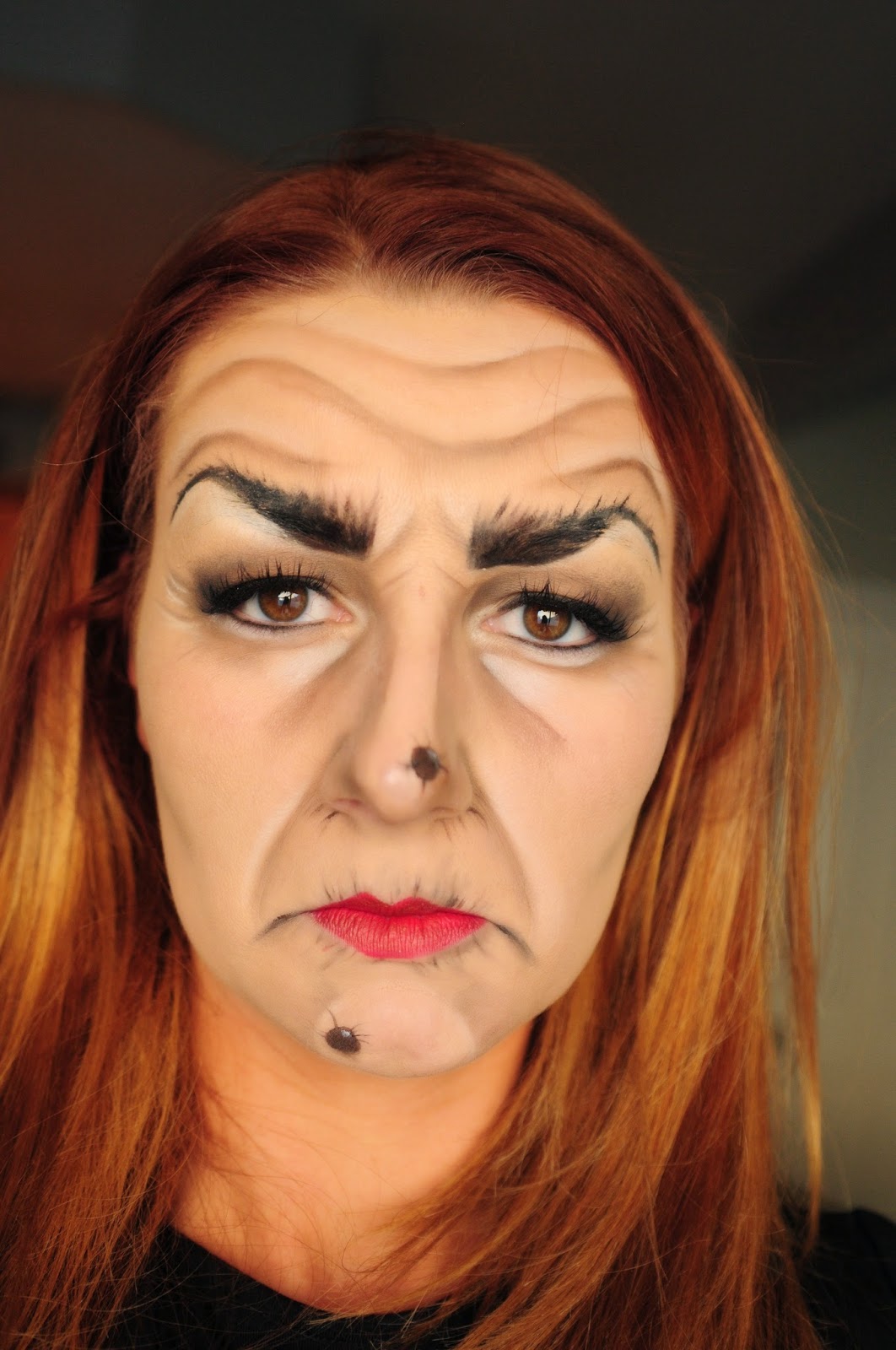 How to make face wrinkles for halloween ann's blog