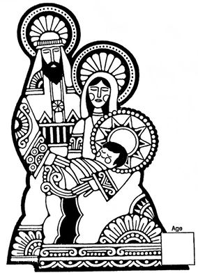 Christmas Wreath Coloring Pages For Kindergardeners Christmas Wreath Coloring Pages For Kindergardeners