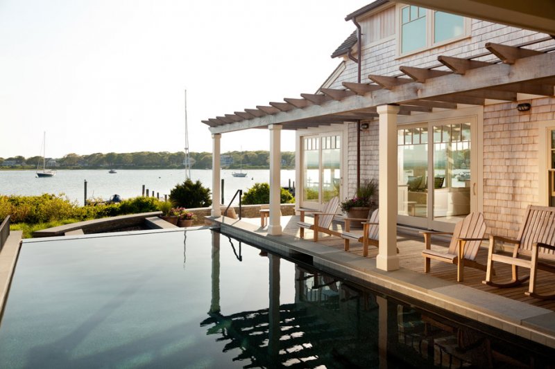 Coastal Home Spotted from the Crow's NestBeach House TourGreen Harbor